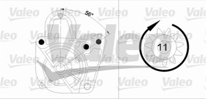 Käynnistin, NISSAN,OPEL,RENAULT,VAUXHALL,VOLVO, 1202205, 3110067J00, 31100-67J00, 4411195, 4414332, 7700113622, 7700115479, 7711134802,