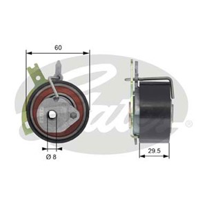 Kiristysrulla, hammashihnat, CITROËN,FIAT,FORD,JAGUAR,LANCIA,LAND ROVER,MITSUBISHI,PEUGEOT, 0829.E8, 0829.F5, 0829E8, 0829F5, 1451630, 1