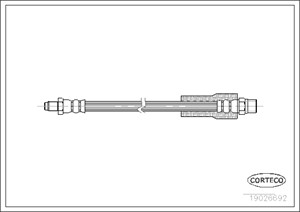 Jarruletku, Etuakseli, BMW 3 [E30], 3 Touring [E30], 34321159888