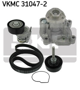 Vesipumppu + vetohihnasarja, AUDI,SEAT,SKODA,VW, 03C 121 005 B, 03C 121 005 C, 03C 121 005 D, 03C 121 005 K, 03C 121 005 L, 03C 121 005
