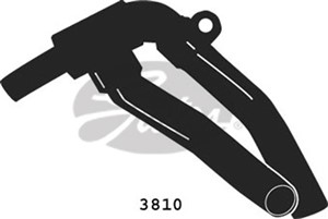 Jäähdyttimen letku, Alla, RENAULT 19 I, 19 II, 19 Chamade I, 19 Chamade II, 19 Skåp/halvkombi I, 19 Skåp/halvkombi II, 7700794159, 813 4