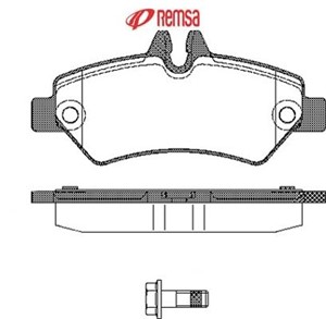 Jarrupalasarja, levyjarru, Takana, MERCEDES-BENZ,VW, 004 420 6920, 2E0 698 451