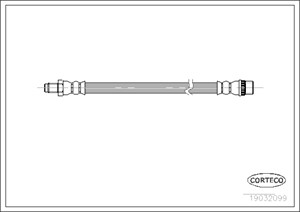 Jarruletku, Etuakseli, Oikea, Vasen, RENAULT KANGOO, 7700314792