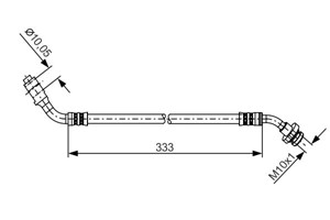 Jarruletku, Edessä, Oikea, Vasen, NISSAN PATHFINDER I, TERRANO I, TERRANO II, 46211 0F010, 46211 31G11