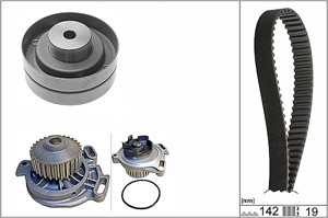Vesipumppu + jakohihnasarja, AUDI, 034 121 004 V, 034 121 004 X, 034 121 004, 034 121 005 D, 034121004, 034121004V, 034121004X, 03412100