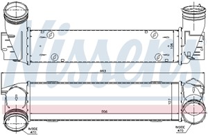 Välijäähdytin, BMW 3 [E90], 3 Coupé [E92], 3 Touring [E91], X1 [E84], 17517800682, 7800682