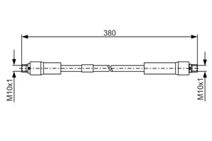 Jarruletku, etuakseli molemminpuoleinen, AUDI A8 D3, 4E0 611 707 A, 4E0 611 707 C, 4E0 611 707
