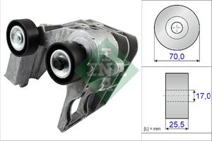 Kiristinvarsi, moniurahihna, FORD FIESTA V, FIESTA Van V, FUSION, KA, KA Van, STREET KA, 1149701, 1340774, 1376886, 1488357, 1517861, 2S