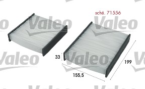Suodatin, sisäilma, CITROËN,DS,PEUGEOT, 1609428080, 6447VX, 6447-VX, 6447VY, 6447-VY