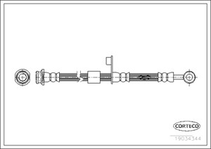 Jarruletku, Etuakseli, MITSUBISHI COLT VI, COLT CZC Cabriolet VI, SMART FORFOUR, 4605A071, 4605A232, 4605A614, D06143810E, MA4544201126