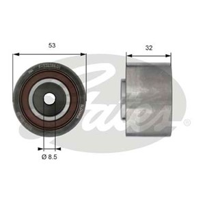Ohjainrulla, hammashihna, VOLVO, 1275409, 8692561