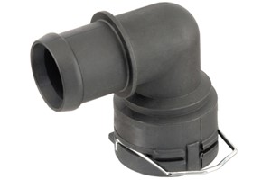 Jäähdytysnesteen laippa, Alla, AUDI A3, SEAT LEON, VW BORA I, BORA Variant, GOLF IV, GOLF Variant IV, NEW BEETLE, 1J0 122 291G