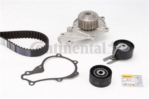 Vesipumppu + jakohihnasarja, CITROËN,FORD,MAZDA,PEUGEOT,TOYOTA, 1609120380, 1609524980, 1753580, 1753581, 1855730, 1855737, 2008680, 2S6