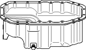 Öljypohja, SKODA OCTAVIA I, OCTAVIA Combi I, 036 103 601N