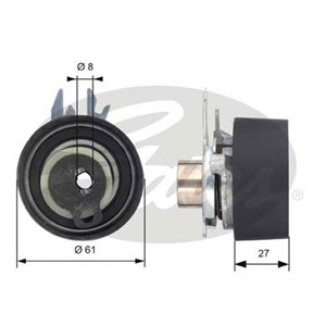 Kiristysrulla, hammashihnat, SEAT CORDOBA, IBIZA II, VW GOL III, POLO, POLO III, 036109243D, 036109243G, 036109243J