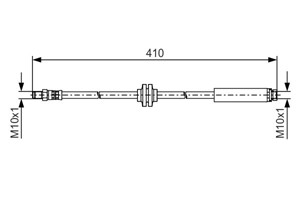 Jarruletku, Taka-akseli, Takana, FORD FOCUS II, FOCUS Sedan II, 1306241, 1405494, 3M51 2282 FC