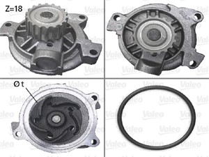 Vesipumppu, VOLVO 850, 850 Kombi, S70, S80 I, V70 I, V70 II, VW TRANSPORTER Buss IV, 074121004, 074121004F, 271768.4, 2717684, 274155, 7