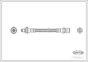 Jarruletku, Taka-akseli, Takana, OPEL,SAAB,VAUXHALL, 4483285, 562352, 562359, 90425239, 90468320