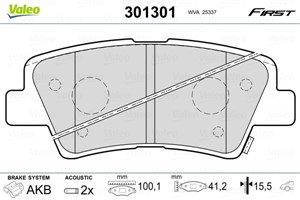 Jarrupalasarja, levyjarru, Taka-akseli, HYUNDAI,KIA, 583022EA31, 58302-2EA31, 583022HA50, 58302-2HA50, 583022KA10, 58302-2KA10, 583022TA