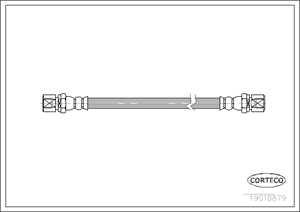 Jarruletku, Etuakseli, Taka-akseli, Takana, Ajoneuvon sivu, Oikea, OPEL,SAAB,VAUXHALL, -, 4565719, 562094, 562346, 90235999, 90445758