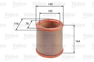 Ilmansuodatin, CITROËN,PEUGEOT, 144485, 1444-85, 1444A7, 1444-A7, 1444ST, 1444-ST, 95658433, 95659354