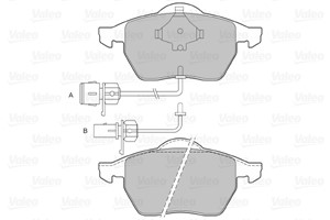 Jarrupalasarja, levyjarru, Etuakseli, FORD GALAXY I, GALAXY II, SEAT ALHAMBRA, VW SHARAN, 1001095, 1027703, 1031843, 7M0698151, 7M069815