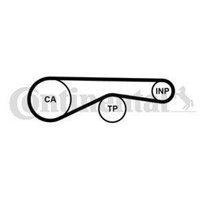 Hammashihna, AUDI A8 D3, Q7, Q7 Van, 057109119F, 057109119G