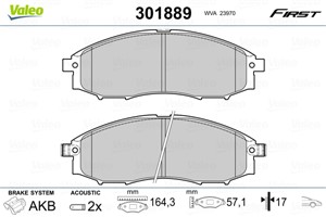 Jarrupalasarja, levyjarru, Etuakseli, NISSAN NAVARA, NP300 PICKUP, PATHFINDER II, PICK UP, 41060VK190, 41060-VK190, D1060VK190, D1060-VK