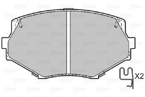 Jarrupalasarja, levyjarru, Etuakseli, MAZDA MX-5 I, MX-5 II, MX-5 III, N0Y33323Z, N0Y3-33-23Z, N0Y33328Z, N0Y3-33-28Z, NAY53323Z, NAY5-3