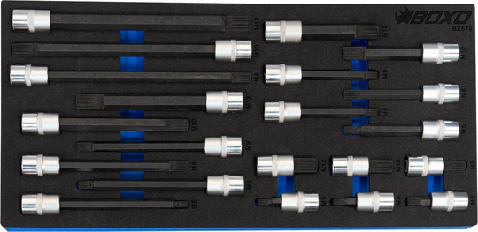 XZN-hylsysarja Boxo 3/8"