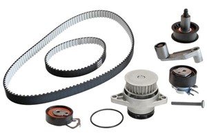 Vesipumppu + jakohihnasarja, AUDI A2, SEAT LEON, TOLEDO II, VW BORA I, BORA Variant, GOLF IV, GOLF Variant IV, LUPO I, POLO, POLO III