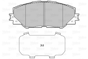 Jarrupalasarja, levyjarru, Etuakseli, TOYOTA AURIS, AURIS Kombi, MATRIX, MIRAI, PRIUS, PRIUS PLUS, RAV 4 III, RAV 4 IV, 04465-02230, 044