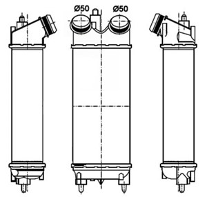 Välijäähdytin, FORD, 143445, 1696574, 1722903, 1878624, AV219L440AA, AV219L440AB, AV219L440AC