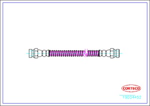 Jarruletku, Taka-akseli, oikea, HYUNDAI GETZ, 58738-1C000