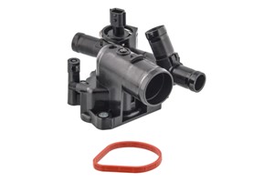 Termostaattikotelo, Etupää, Vaihteiston puoli, Sylinterikansi, NISSAN,OPEL,RENAULT,VAUXHALL, 1106 100 Q0L, 1106 100 Q1B, 44 33 121, 44 3