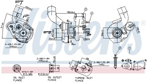 Turboahdin, NISSAN,OPEL,RENAULT,VAUXHALL, 1441100QAD, 4404327, 7701473757, 7711134973, 8200036999, 8200715889, 860096, 9112327, 93184465