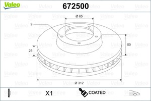 Jarrulevy, Etuakseli, AUDI,SEAT,SKODA,VW, 1K0615301AA, 1K0615301D, 561615301, 561615301A, 561615301B, 5C0615301B, 5Q0615301F, JZW615301H