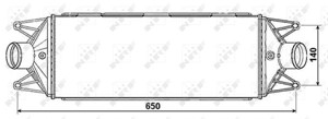 Välijäähdytin, IVECO DAILY Flak/chassi IV, DAILY Skåp IV, 504360584, 5801349167