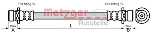 Jarruletku, Taakse, oikea, Taakse, vasen, HONDA CR-V I, LOGO, 01466-S50-000, 46430-S50-003