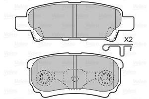 Jarrupalasarja, levyjarru, Taka-akseli, CHRYSLER,CITROËN,DODGE,JEEP,MITSUBISHI,PEUGEOT, 4605A479, 4605A493, 4605A558, 5191 271AC, 519127