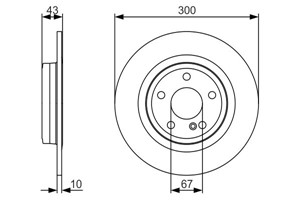 Jarrulevy, Taka-akseli, MERCEDES-BENZ SLC [R172], SLK [R172], 000 423 16 12, 172 423 02 12, A 000 423 16 12, A 172 423 02 12