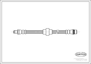 Jarruletku, Etuakseli, RENAULT, 7700840390