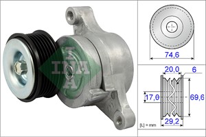 Kiristinvarsi, moniurahihna, MAZDA 2, 2 Sedan, 3, 3 Sedan, ZJ3815980B, ZJ38-15-980B, ZJ3815980C, ZJ38-15-980C