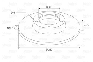 Jarrulevy, Taka-akseli, AUDI,SEAT,SKODA,VW, 1K0615601AC, 1K0615601AJ, 1K0615601L