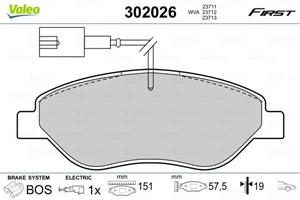 Jarrupalasarja, levyjarru, Etuakseli, ALFA ROMEO MITO, FIAT BRAVO II, STILO, STILO Multi Wagon, STILO VAN, LANCIA LYBRA, 71770112, 77362