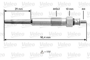 Hehkutulppa, DACIA,MITSUBISHI,NISSAN,OPEL,RENAULT,SUZUKI,VAUXHALL, 1106500Q00, 11065-00Q00, 1106500Q0D, 11065-00Q0D, 1106500QAA, 11065-0