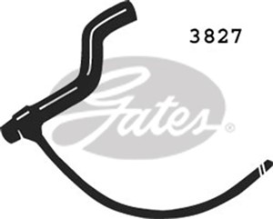 Jäähdyttimen letku, Yläpuolella, VW PASSAT B3/B4, PASSAT B3/B4 Variant, 357121101, 357121101B, 357121101G