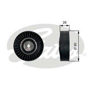 Ohjainrulla, moniurahihna, VW CRAFTER 30-35 Buss, CRAFTER 30-50 Flak/chassi, CRAFTER 30-50 Skåp, 076260938