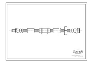 Jarruletku, Etuakseli, FIAT IDEA, LANCIA MUSA, 51745843, 51759361, 51767150
