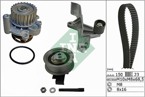 Vesipumppu + jakohihnasarja, AUDI,SEAT,SKODA,VW, 06A 109 181, 06A 109 243 A, 06A 109 477 A, 06A 121 011 C, 06A 121 011 E, 06A 121 011 F,